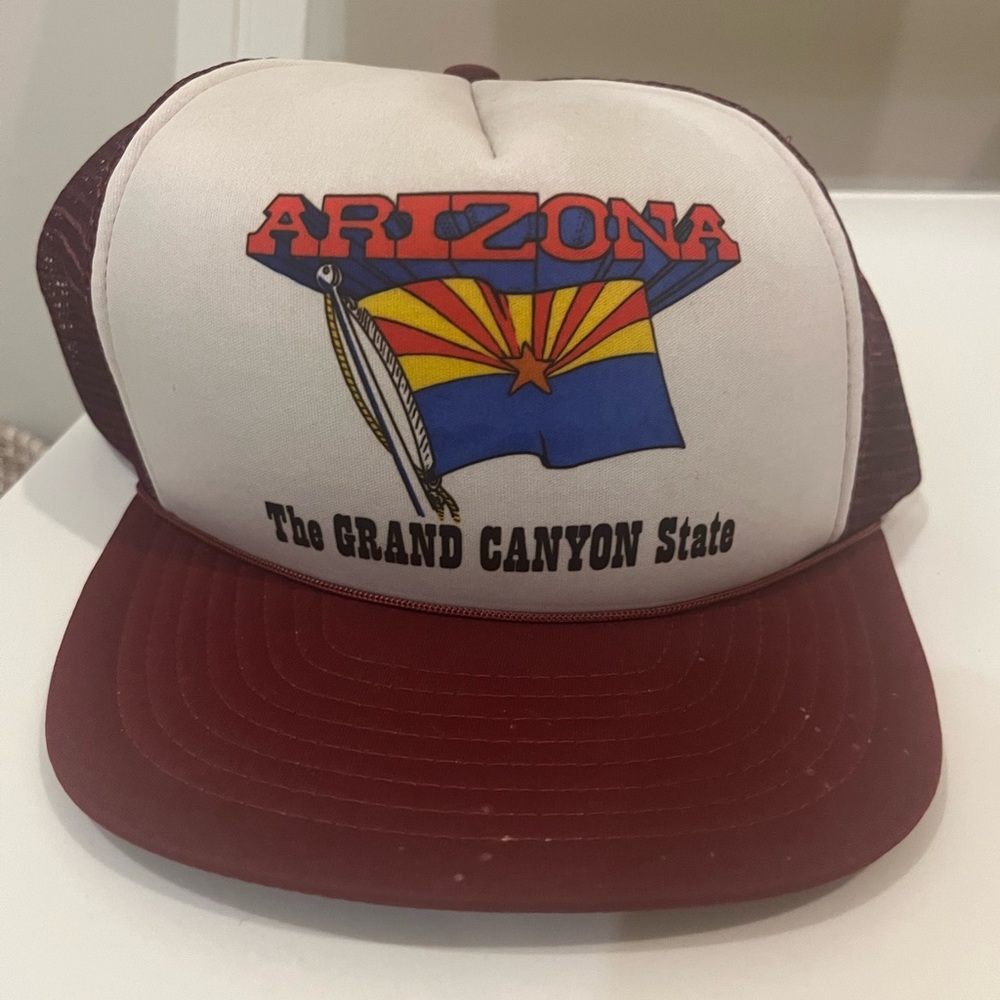 Vintage Trucker Hat SnapBack Arizona
